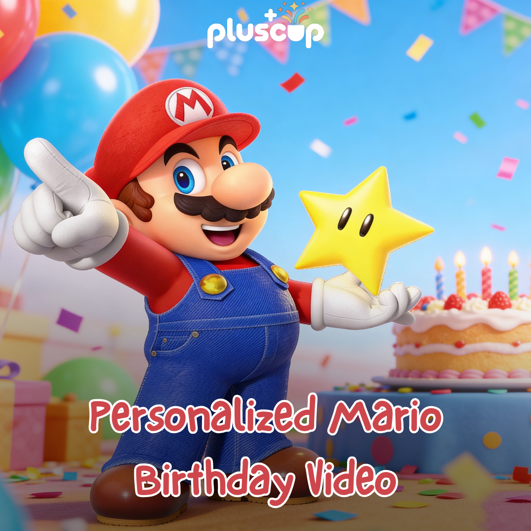 Personalized Mario Birthday Video