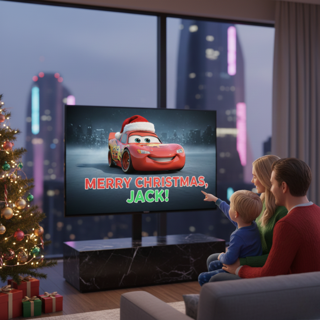 Personalized Christmas Video (Car)