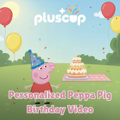 Personalized Pig Birthday Video