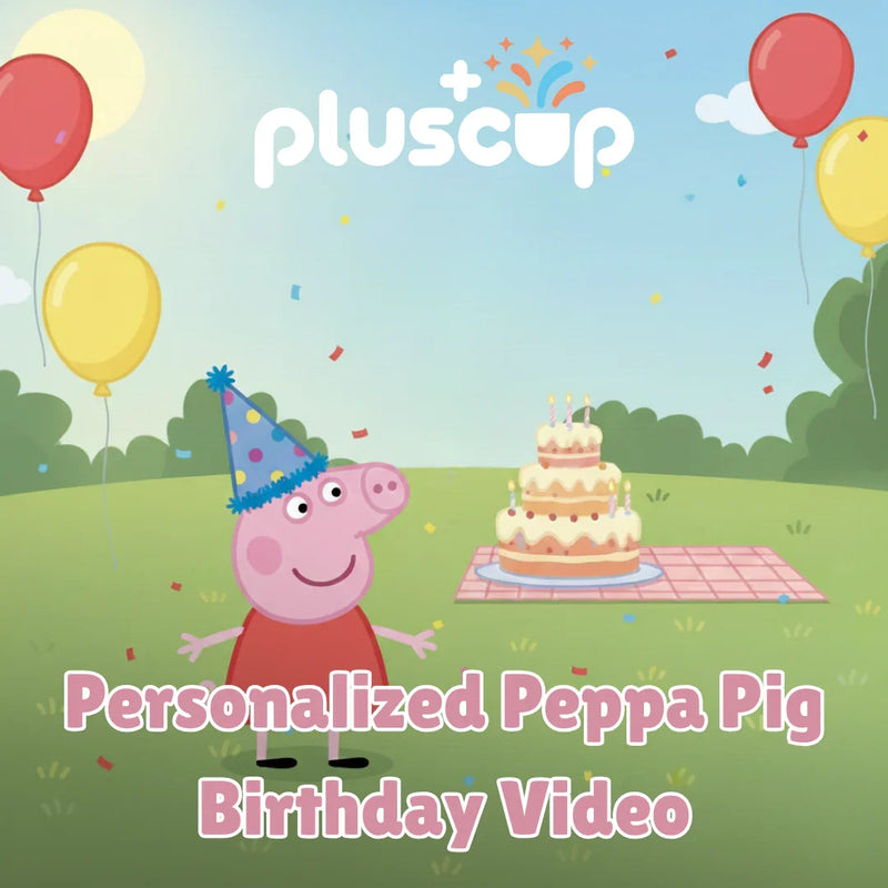 Personalized Peppa Pig Birthday Video