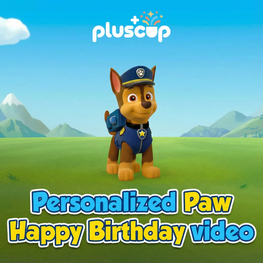 Personalized Paw Birthday Video