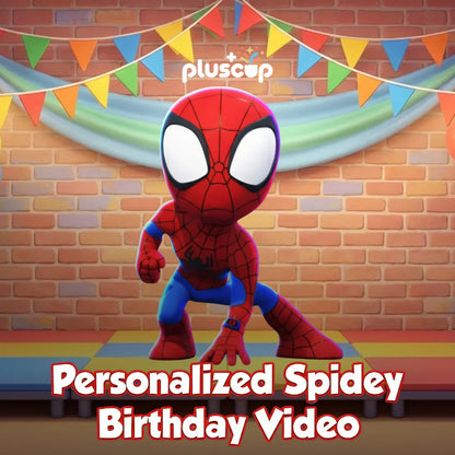 Personalized Spidey Birthday Video