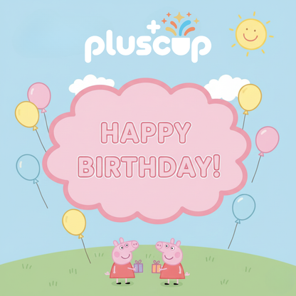 Personalized Pig Birthday Video
