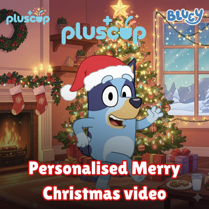 Personalized Bluey Christmas Video
