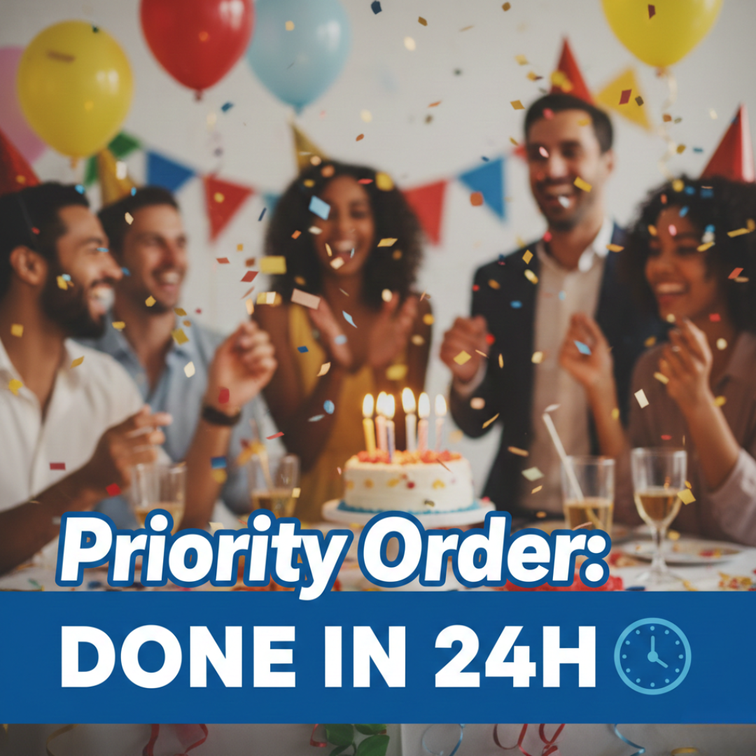 Orden de prioridad: completado en 24 horas