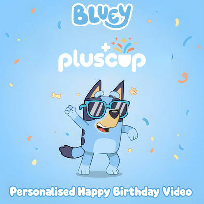 A Bluey Birthday Surprise With Their Name