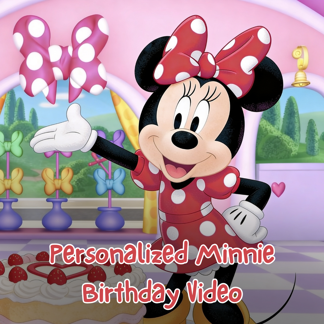 Personalized Minnie Birthday Video