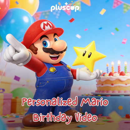 Personalized Mario Birthday Video