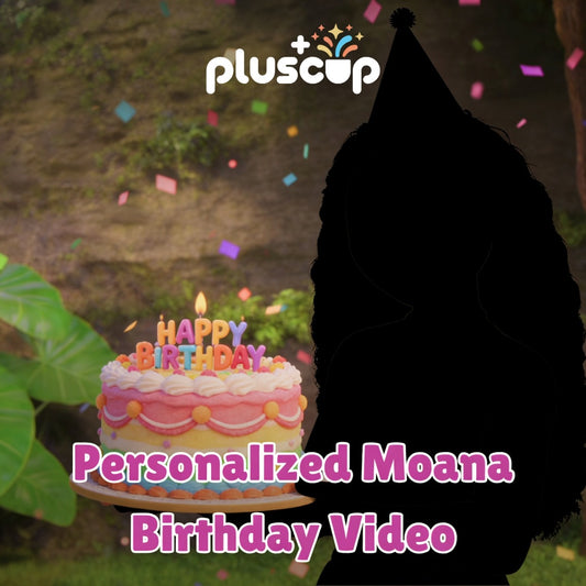 Personalized Moana Birthday Video