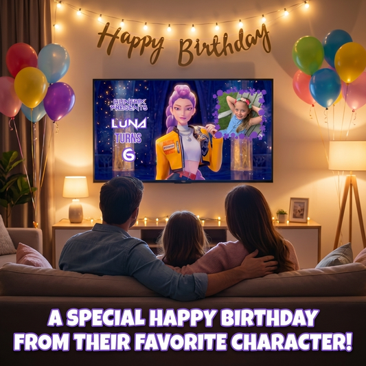 Personalized Rumi KPop Birthday Video