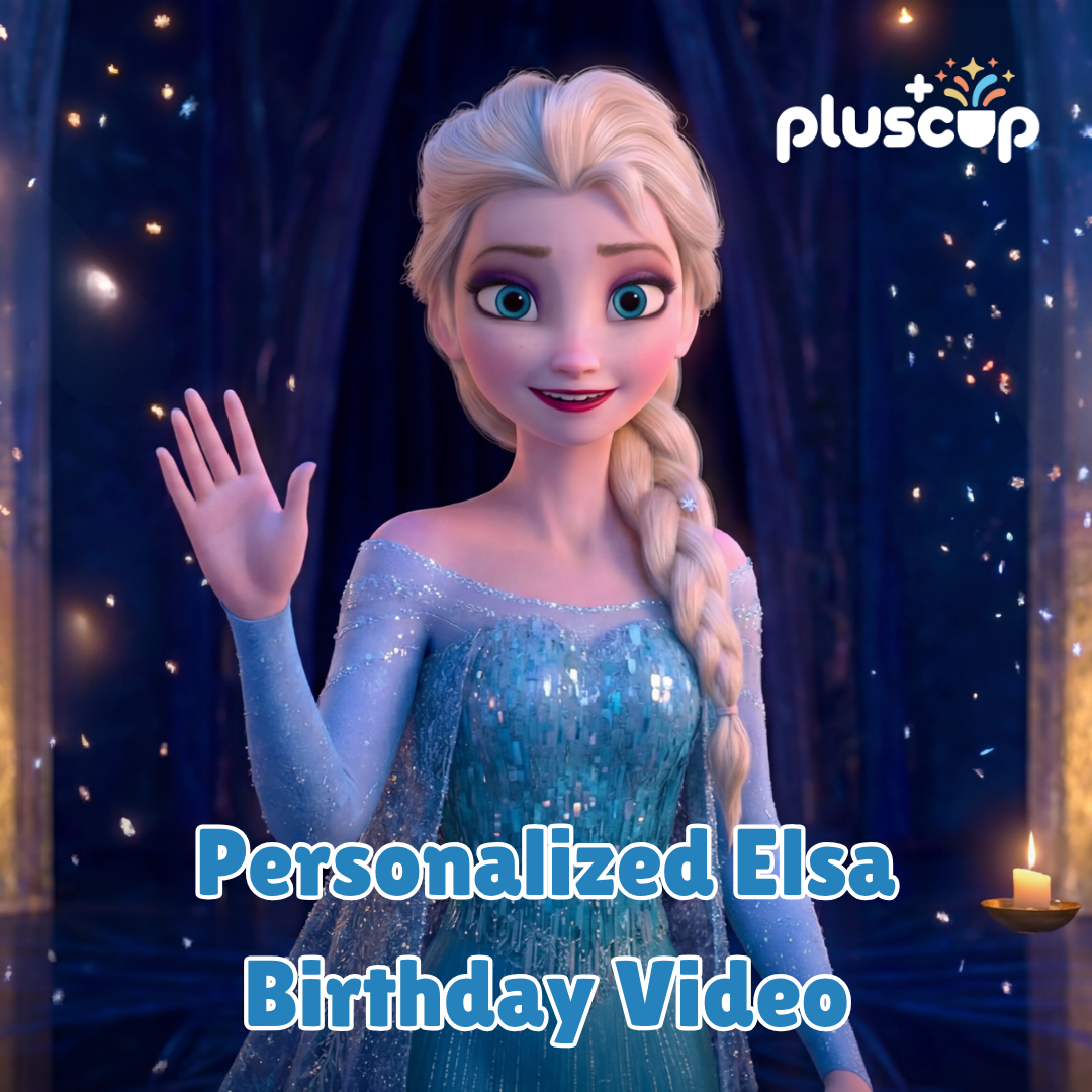 Personalized Elsa Birthday Video