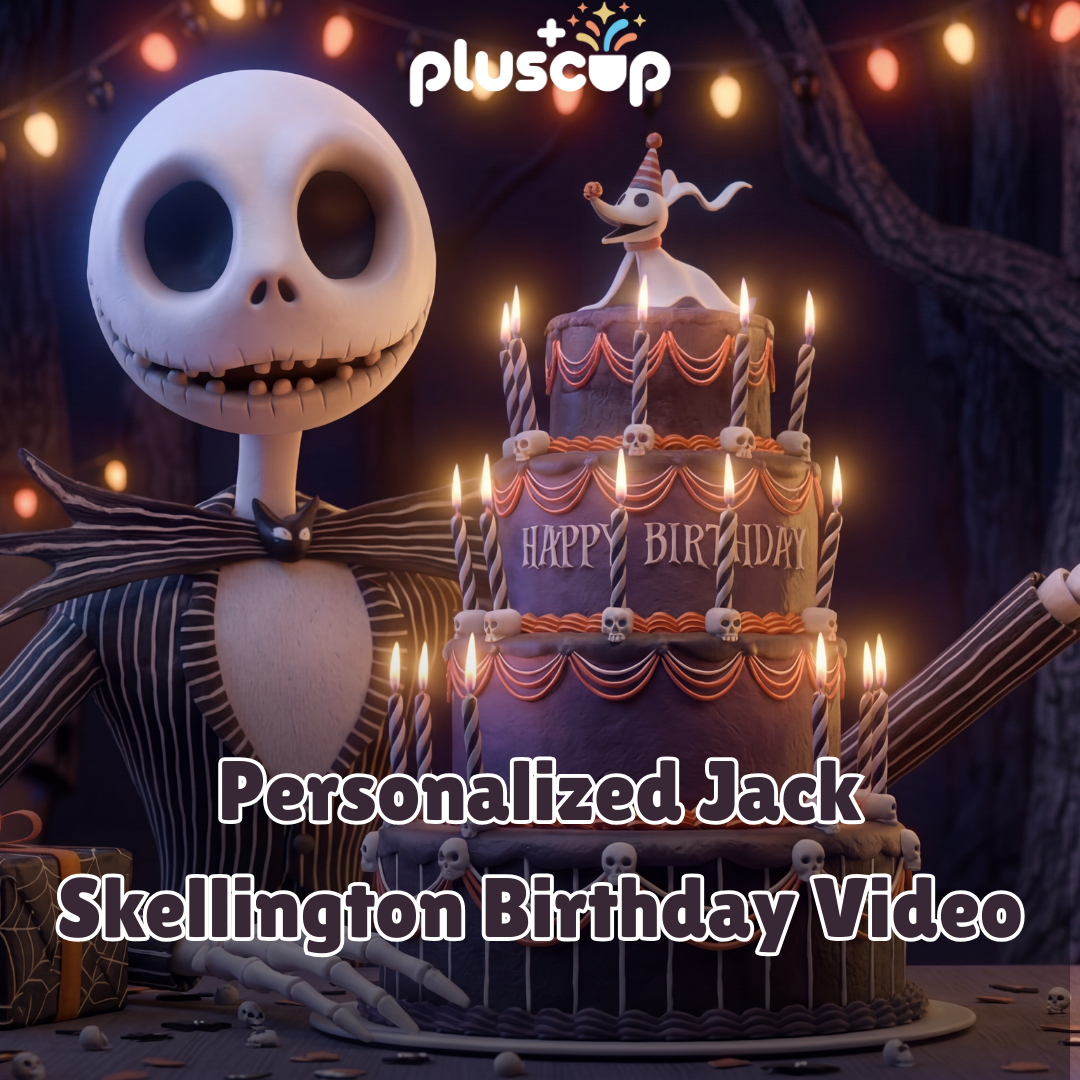 Personalized Jack Skellington Birthday Video
