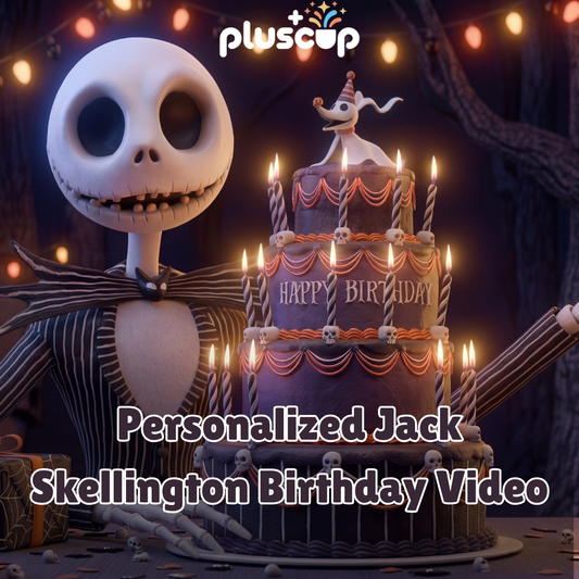 Personalized Jack Skellington Birthday Video