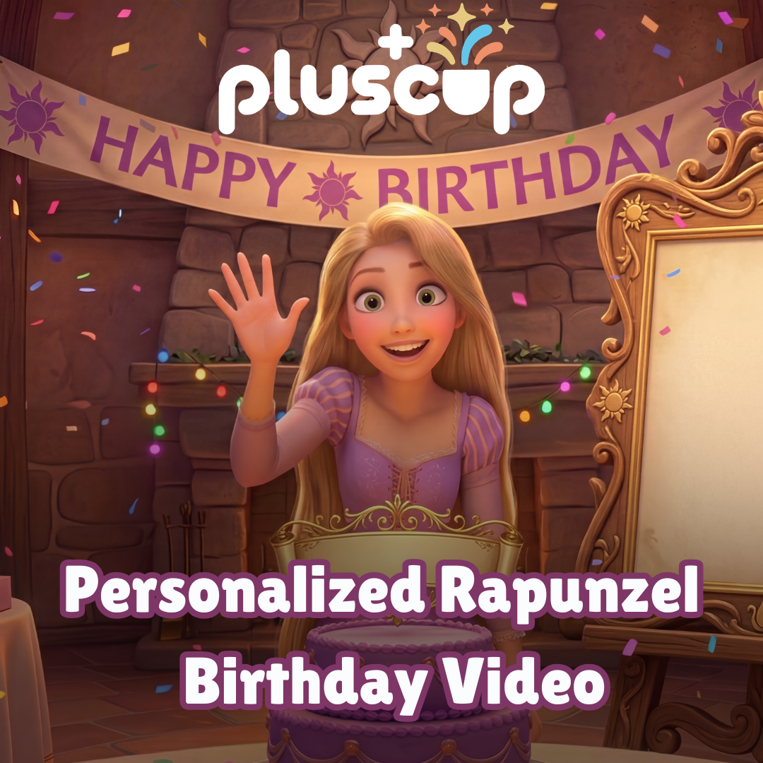 Personalized Rapunzel Birthday Video