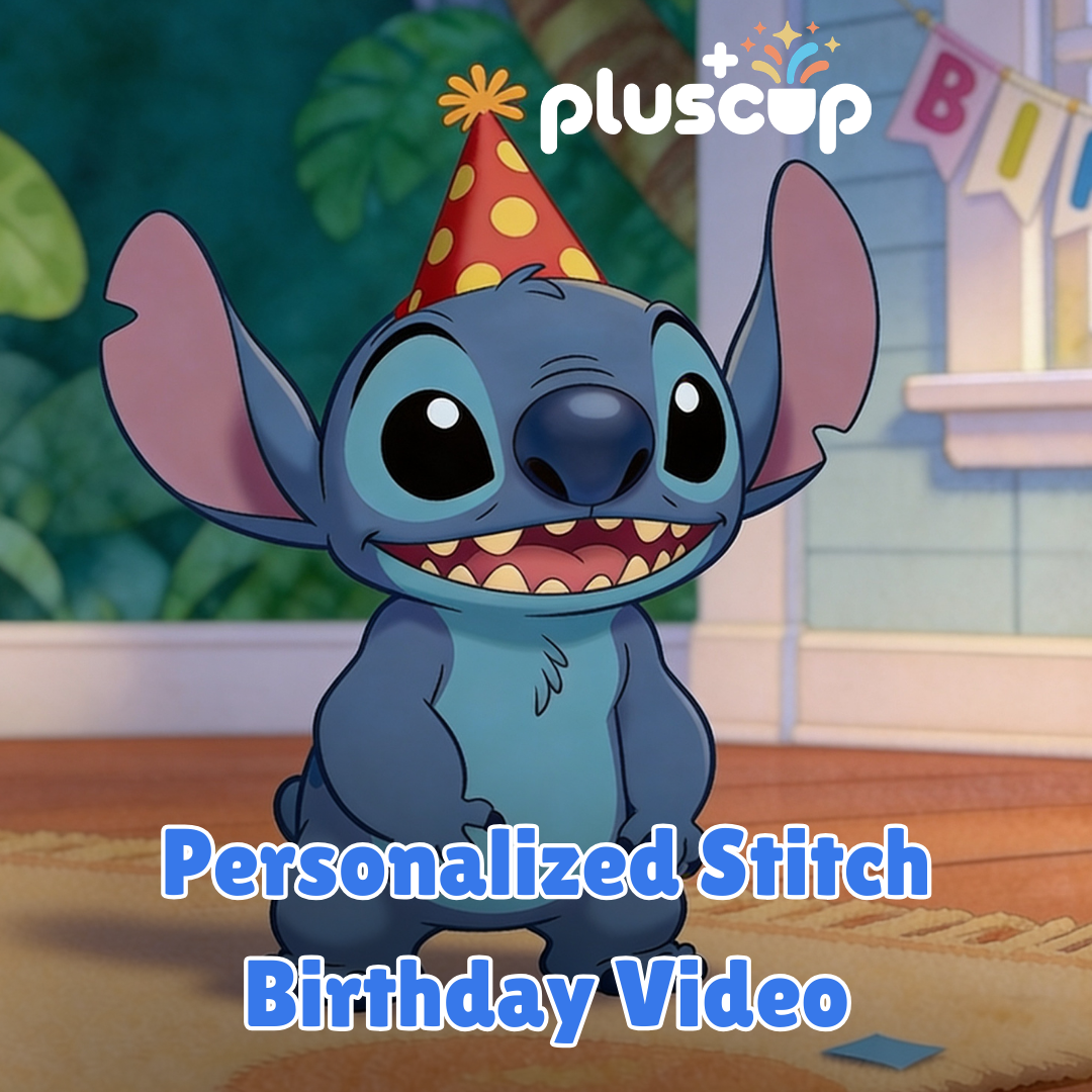 Personalized Stitch Birthday Video
