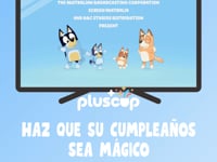 Una sorpresa de cumpleaños de Bluey con su nombre