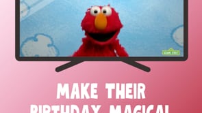 Personalized Elmo Birthday Video