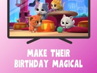 Personalized Kitty Birthday Video