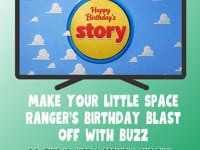 Personalized lightyear Birthday Video