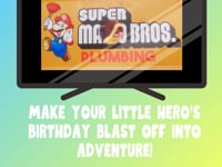 Personalized Mario Birthday Video